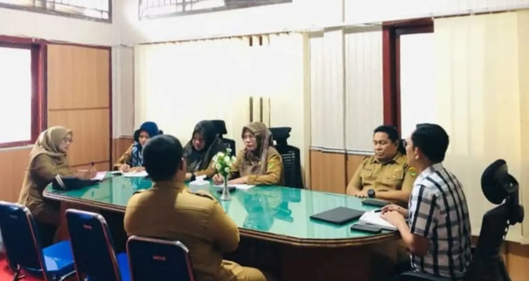 Jelang Libur Idul Fitri, DPM-PTSP Bengkulu Selatan Gelar Rapat Evaluasi Bulanan Triwulan I