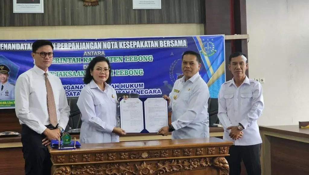 Pemda dan Kejari Lebong Tandatangani Nota Kesepakatan