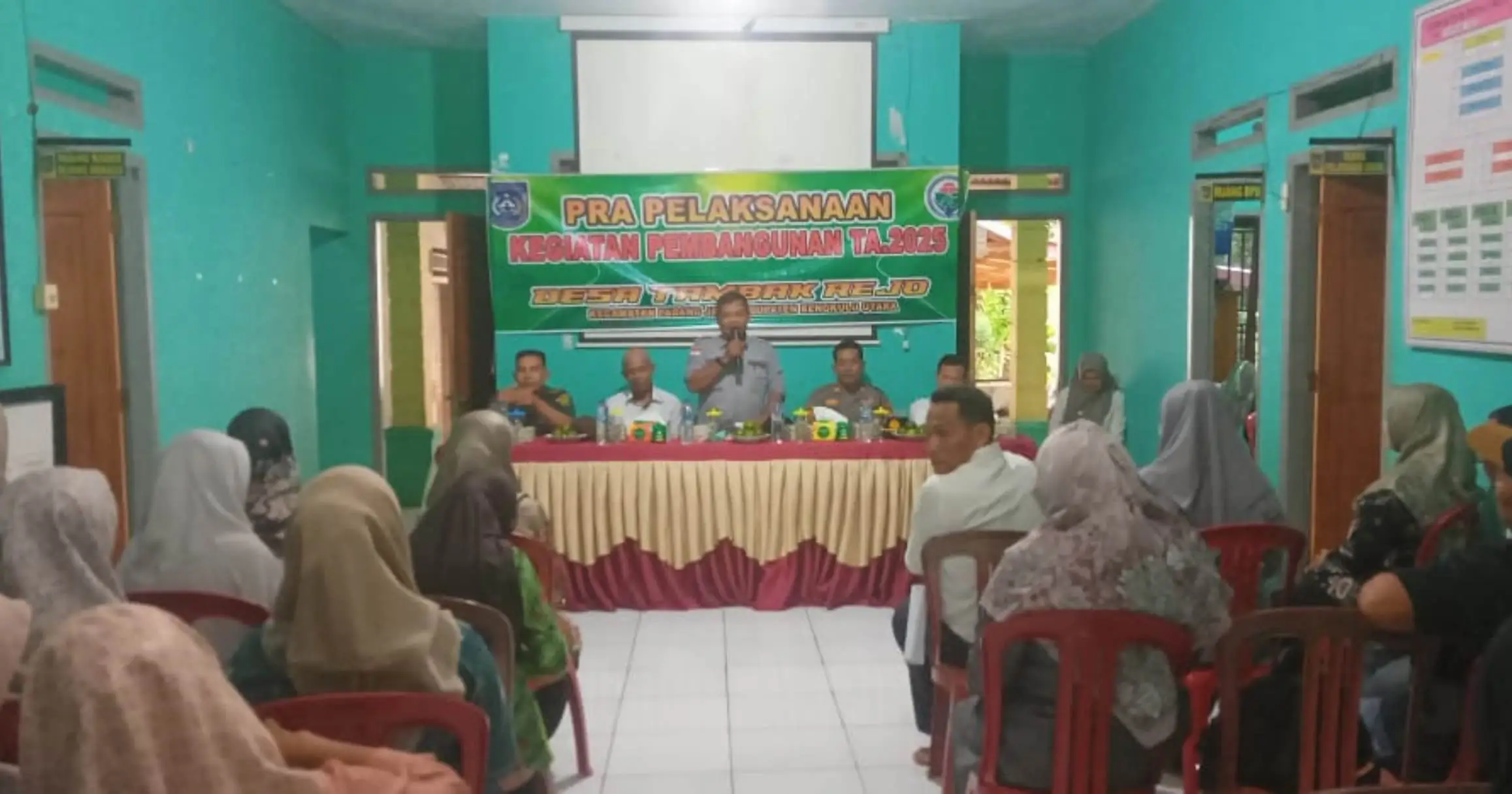 Pemdes Tambak Rejo Gelar Musyawarah Pra Pelaksanaan Pembangunan TA 2025