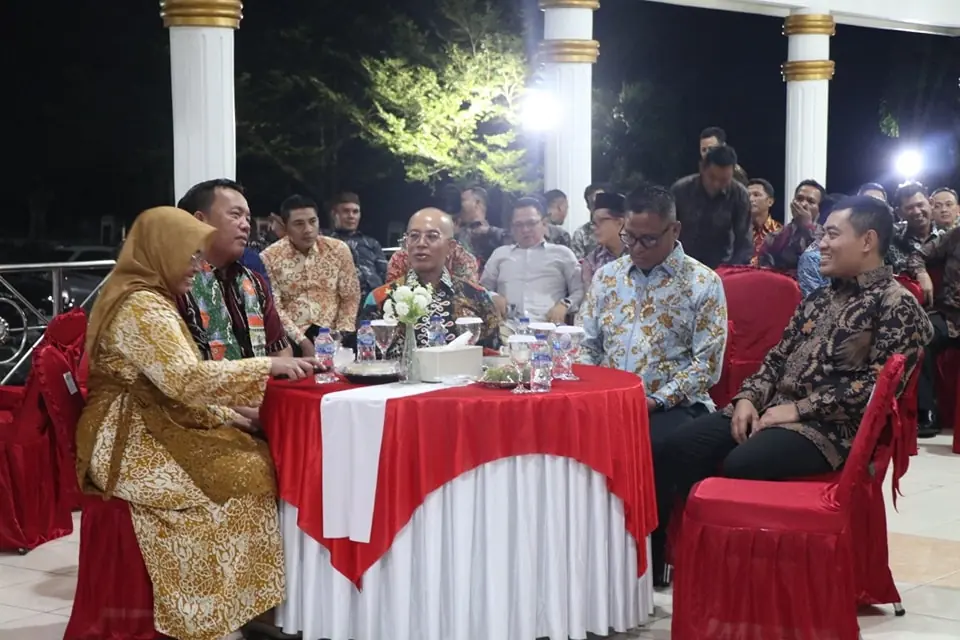 Pendopo Rumah Dinas Bupati BS Jadi Saksi Momen Serah Terima Jabatan Kapolres