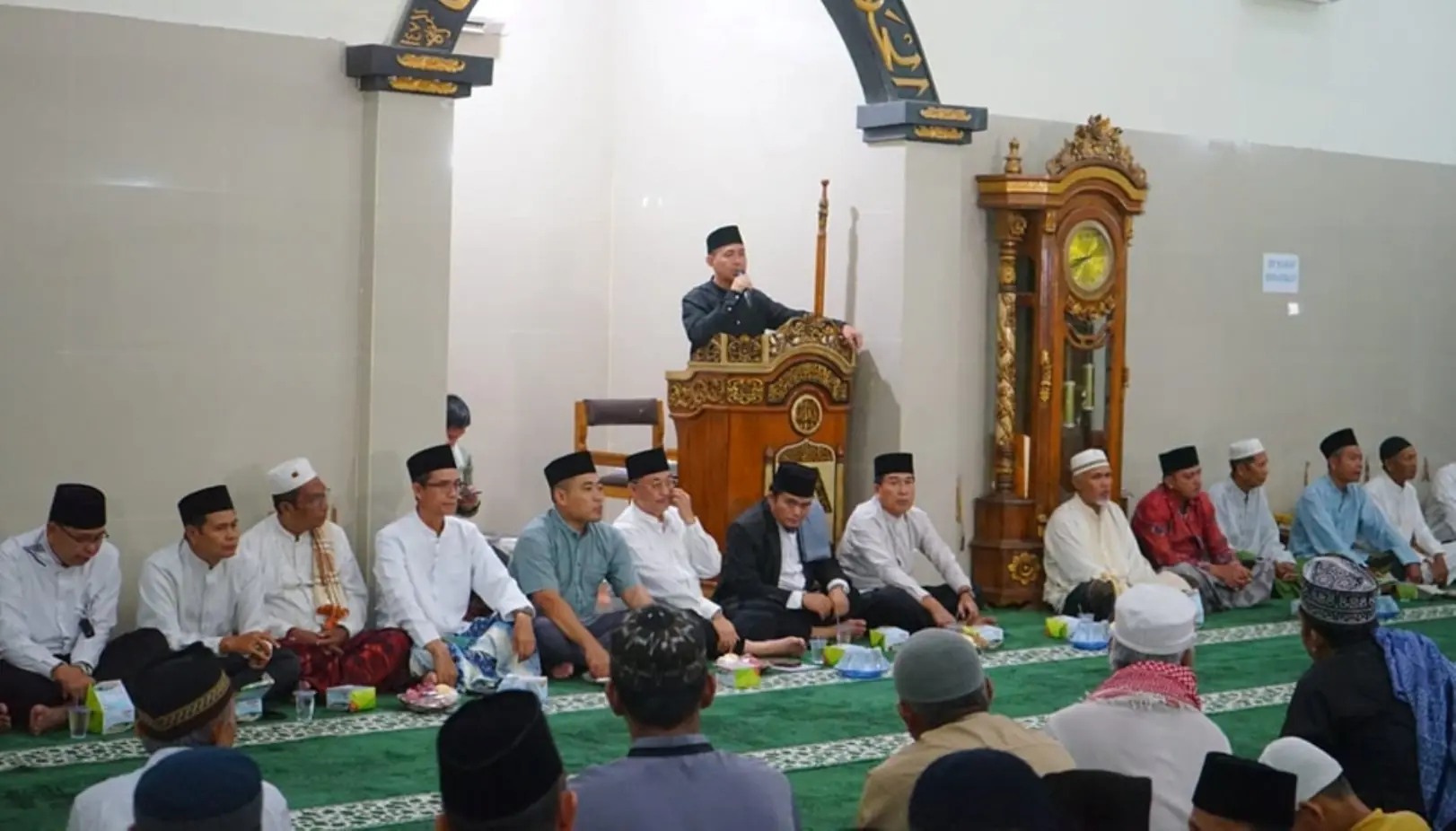 Sekda Sukarni Hadiri Safari Ramadhan Pemprov Bengkulu di Masjid Agung Al-Muwafaqah