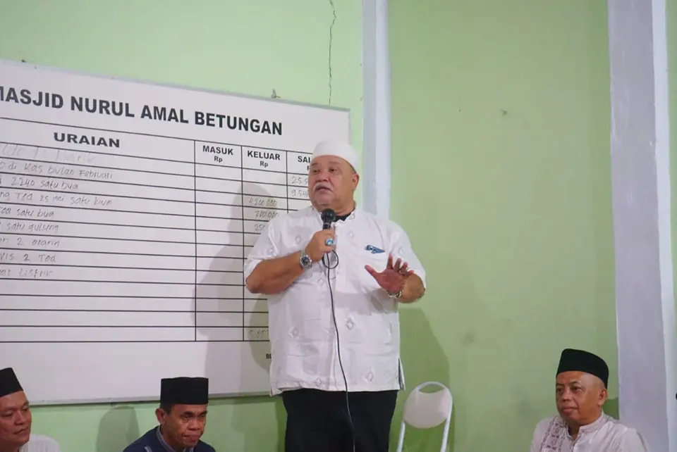 Wabup Rifai Tajudin Safari Ramadhan di Desa Betungan