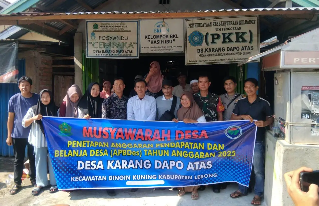 APBDes 2025 Ditetapkan, Pemdes Karang Dapo Atas Sampaikan Sejumlah Poin Penting