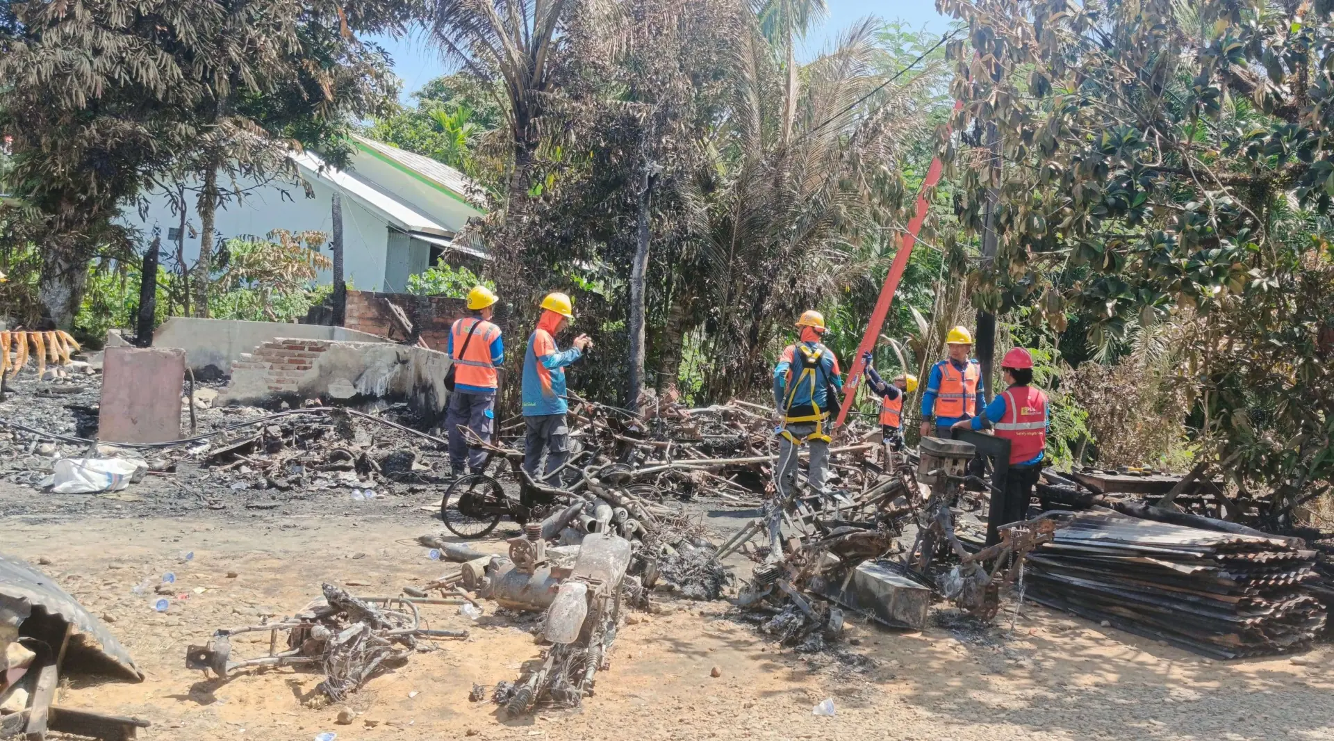 Bengkel di Seluma Ludes Terbakar, 30 Lebih Sepeda Motor Milik Konsumen Hangus