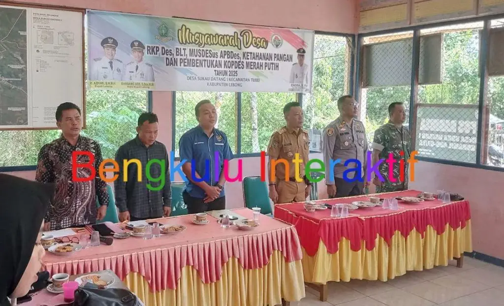 Bentuk Koperasi Merah Putih, Pemdes Sukau Datang I Siap Bangun UKM