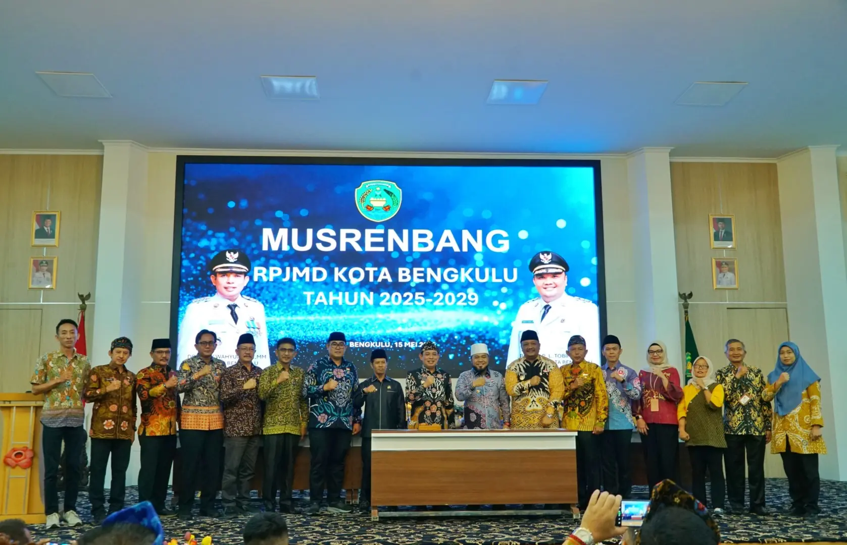 Helmi Hasan Hadiri Musrenbang Kota Bengkulu 2025–2029