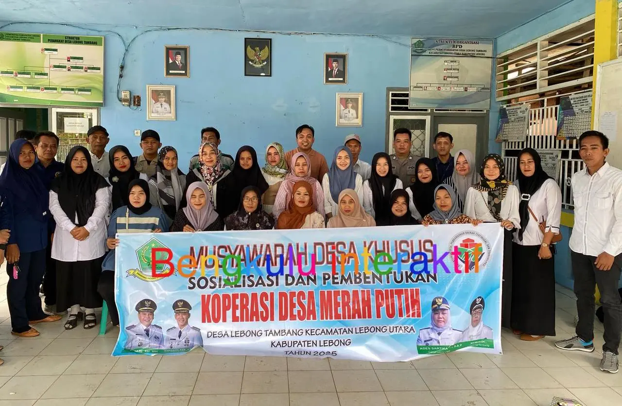 Musdesus Pemdes Lebong Tambang Bentuk Struktur Koperasi Merah Putih
