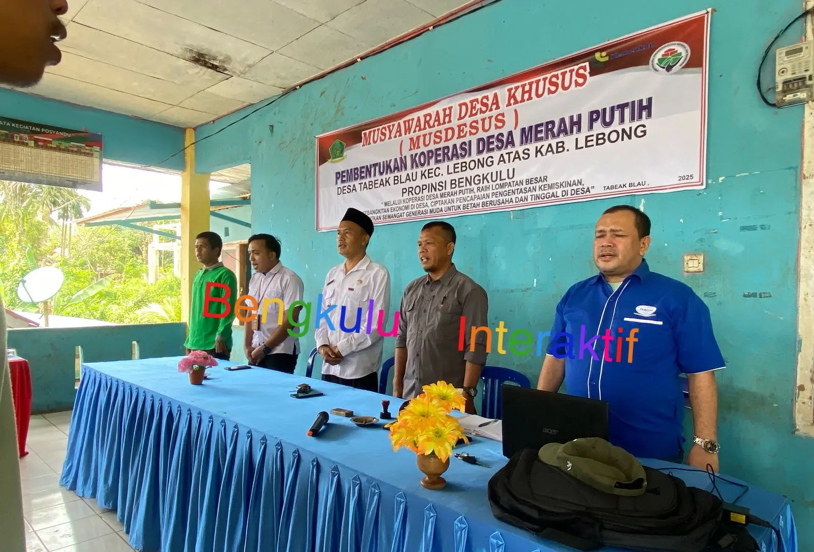 Pemdes Tabeak Blau Gelar Musdesus Pembentukan Koperasi Desa Merah Putih