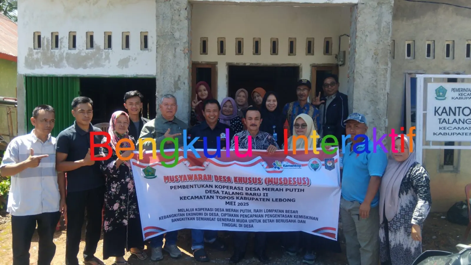 Pemdes Talang Baru II Gelar Musdesus Pembentukan Koperasi Merah Putih