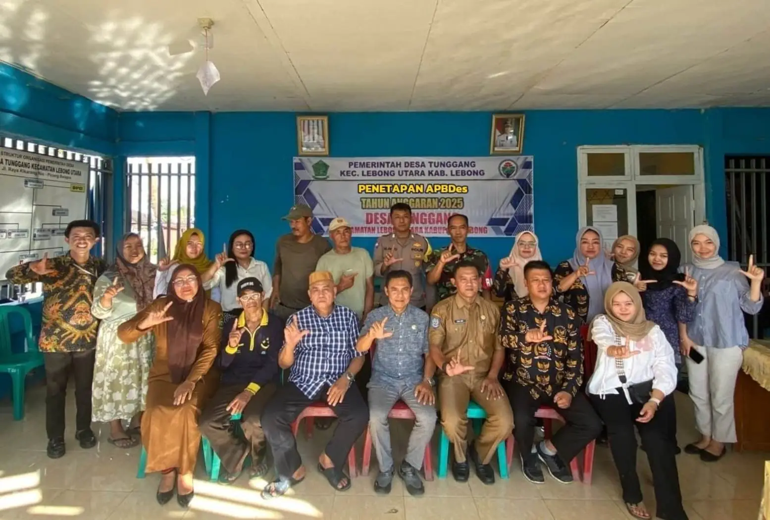 Pemdes Tunggang Gelar Musyawarah Penetapan APBDes 2025