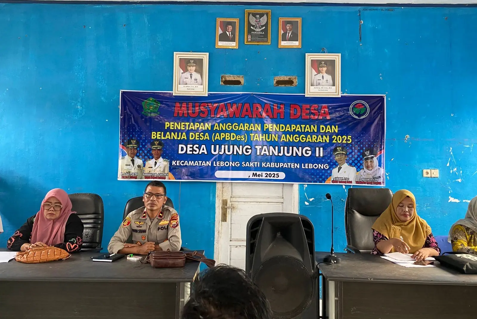 Pemdes Ujung Tanjung 2 Sahkan Penggunaan APBDes 2025