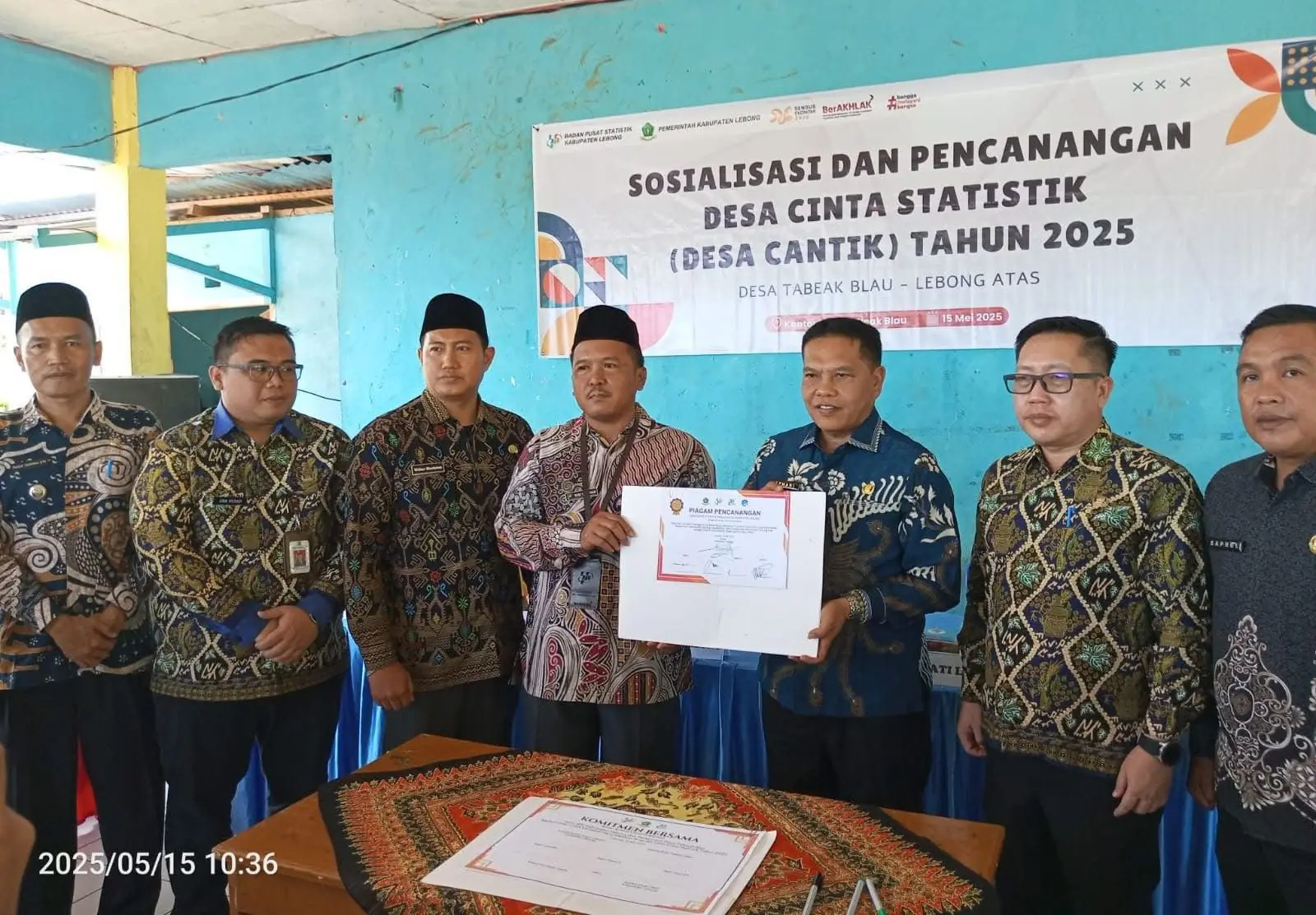 Pemkab Lebong Resmi Canangkan Desa Tabeak Blau sebagai Desa Cantik 2025