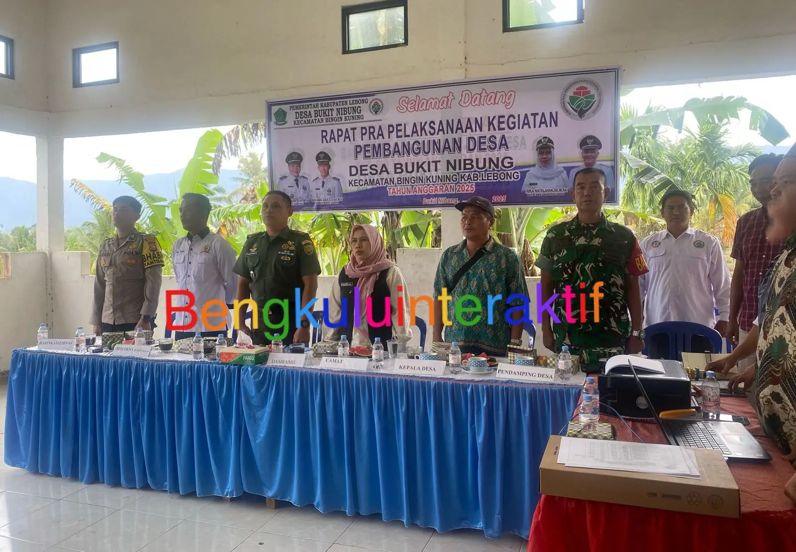 Pemdes Bukit Nibung Gelar Rapat Pra Pelaksanaan Pembangunan Desa Tahun Anggaran 2025