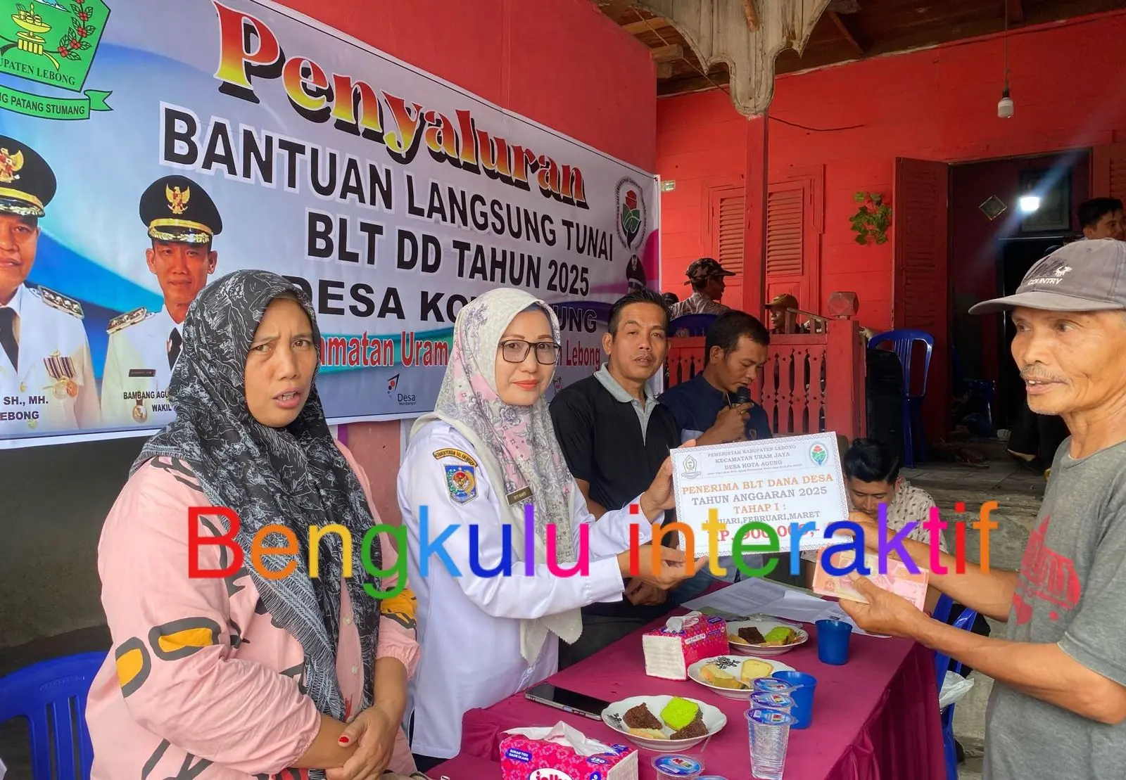 Pemdes Kota Agung Salurkan BLT untuk 38 Penerima Manfaat