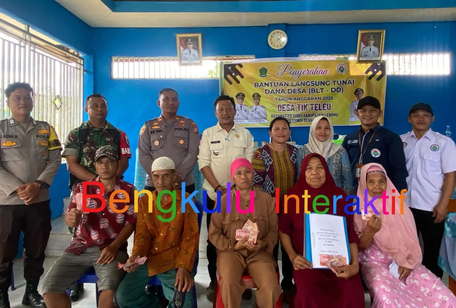 Pemerintah Desa Tik Teleu Lebong Salurkan BLT-DD Periode Januari-Maret