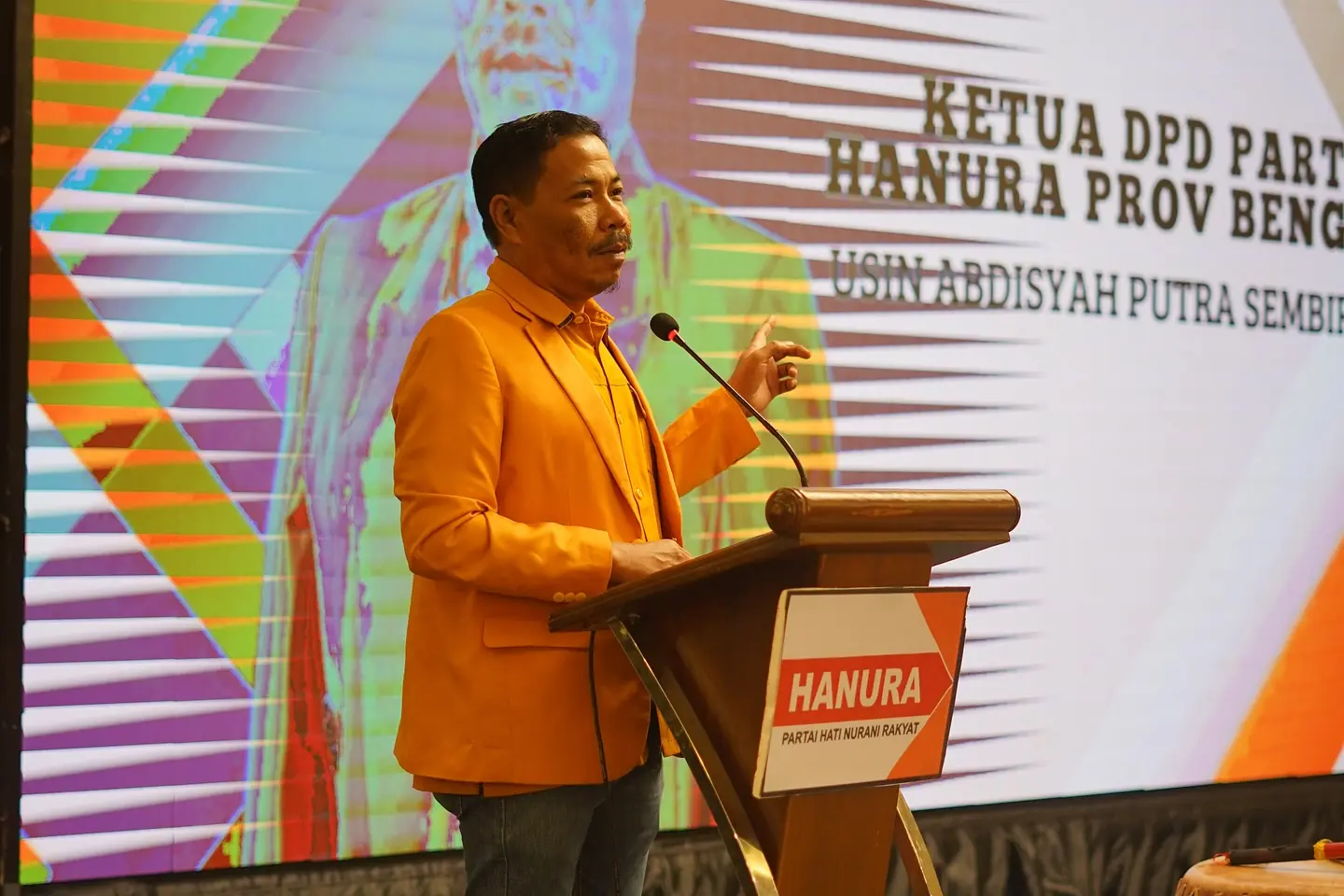 Terpilih Kembali sebagai Ketua DPD Hanura Bengkulu, Usin Minta Kader Lanjutkan Perjuangan