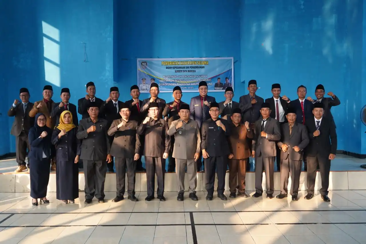 Daftar Mutasi 53 Pejabat Seluma, Pelantikan di Luar Gedung Agar Cepat Adaptasi