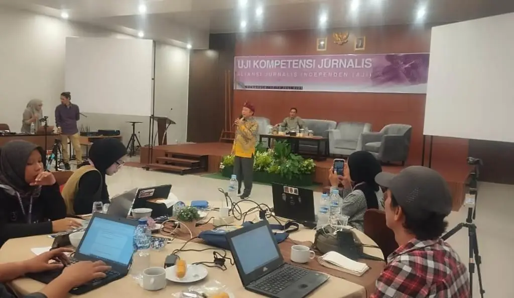 Dukung Profesionalisme Jurnalis, Dinas Kominfo Dukung UKJ AJI Bengkulu