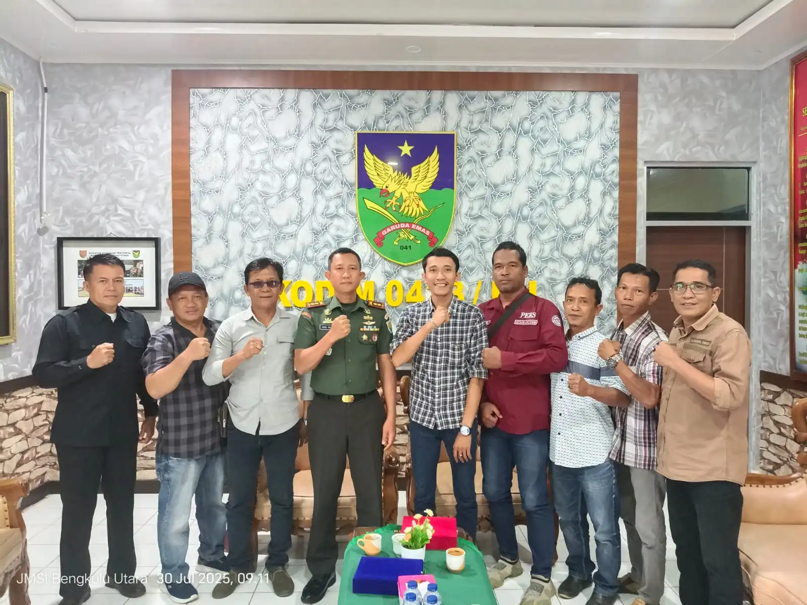 JMSI Bengkulu Utara Jalin Sinergi dengan Kodim 0423/BU
