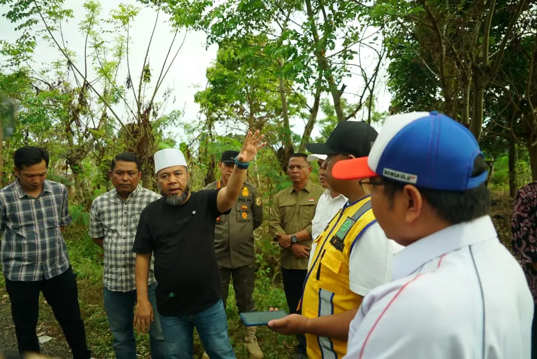 Helmi Hasan Tinjau Lokasi yang Akan Dibangun Gedung Baru untuk RSUD M Yunus