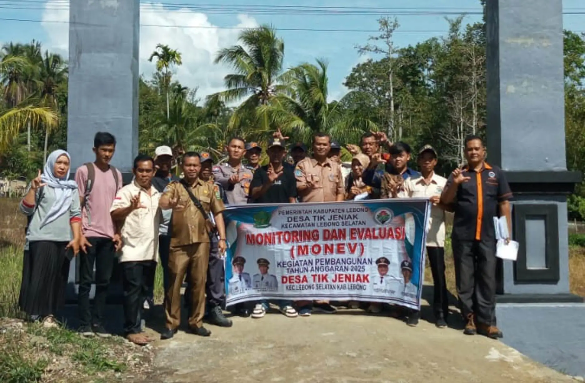 Pemdes Tik Jeniak Gelar Monev Dana Desa 2025