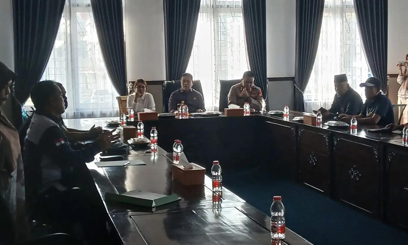 Rapat evaluasi dan rekonsiliasi kegiatan makanan bergizi gratis (MBG) di Kabupaten Lebong, Foto: Dok