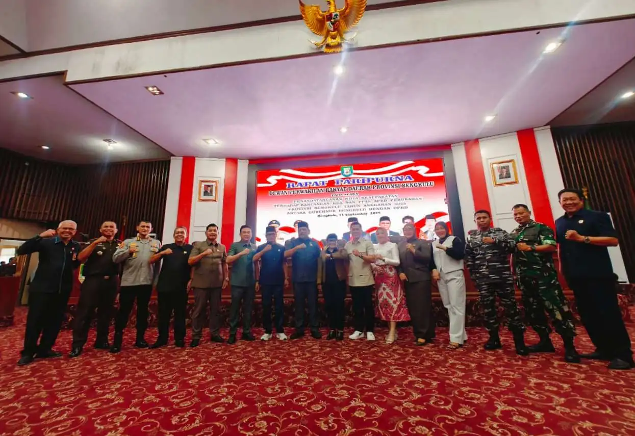 DPRD dan Pemprov Resmi Tandatangani KUA-PPAS APBD 2025