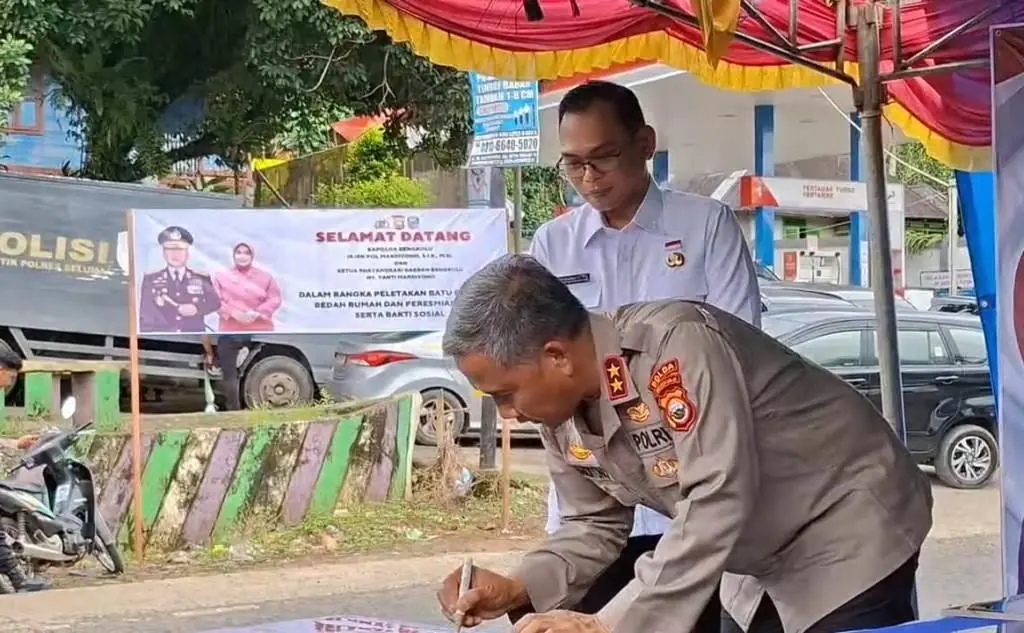 Kapolda Bengkulu Resmikan SPPG Kemala Bhayangkari di Seluma