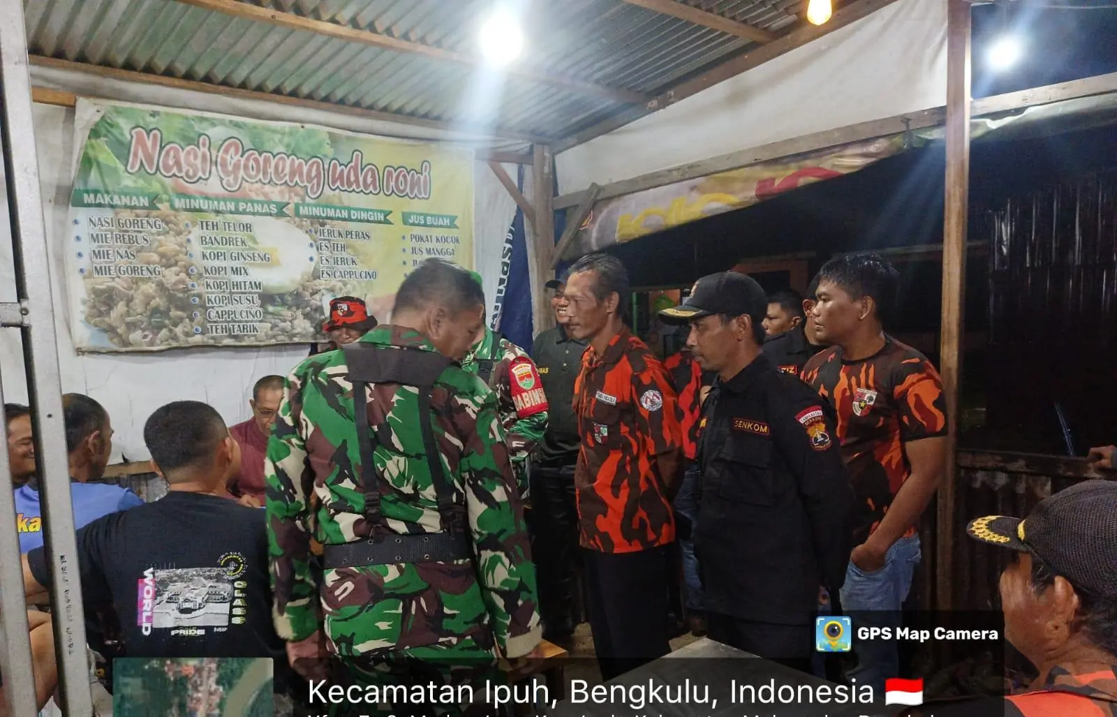 Kodim 0428 Mukomuko Gelar Patroli Gabungan Bersama Pemuda Pancasila Jelang HUT TNI ke-80