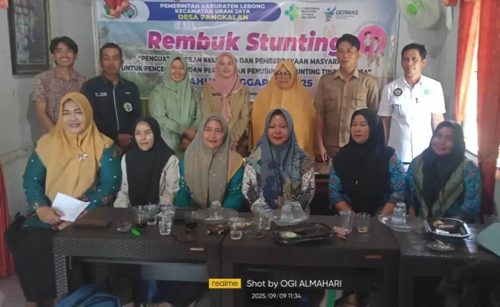 Pemdes Pangkalan Lebong Gelar Pelatihan Pencegahan dan Penanganan Stunting