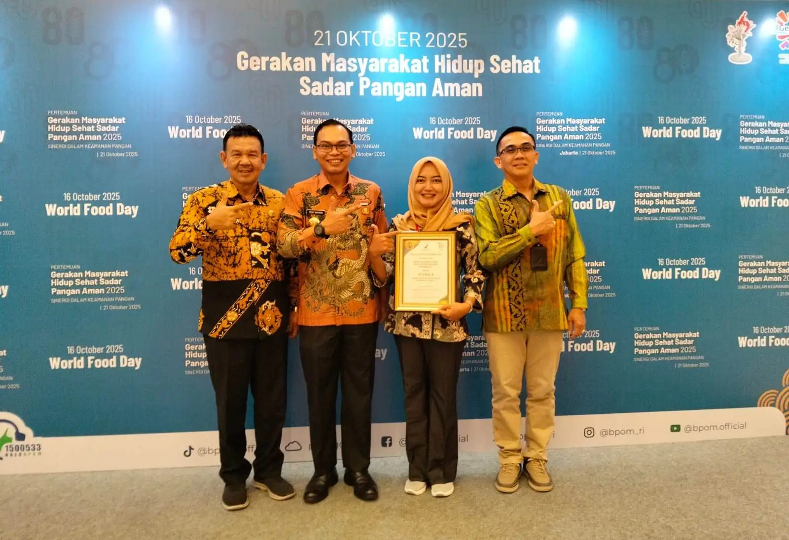 Pertama Kali, Kabupaten Seluma Raih Juara 2 Nasional Lomba Desa Pangan Aman 2025