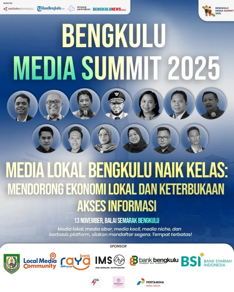 Bengkulu Jadi Provinsi Pertama di Sumatra Gelar Local Media Summit