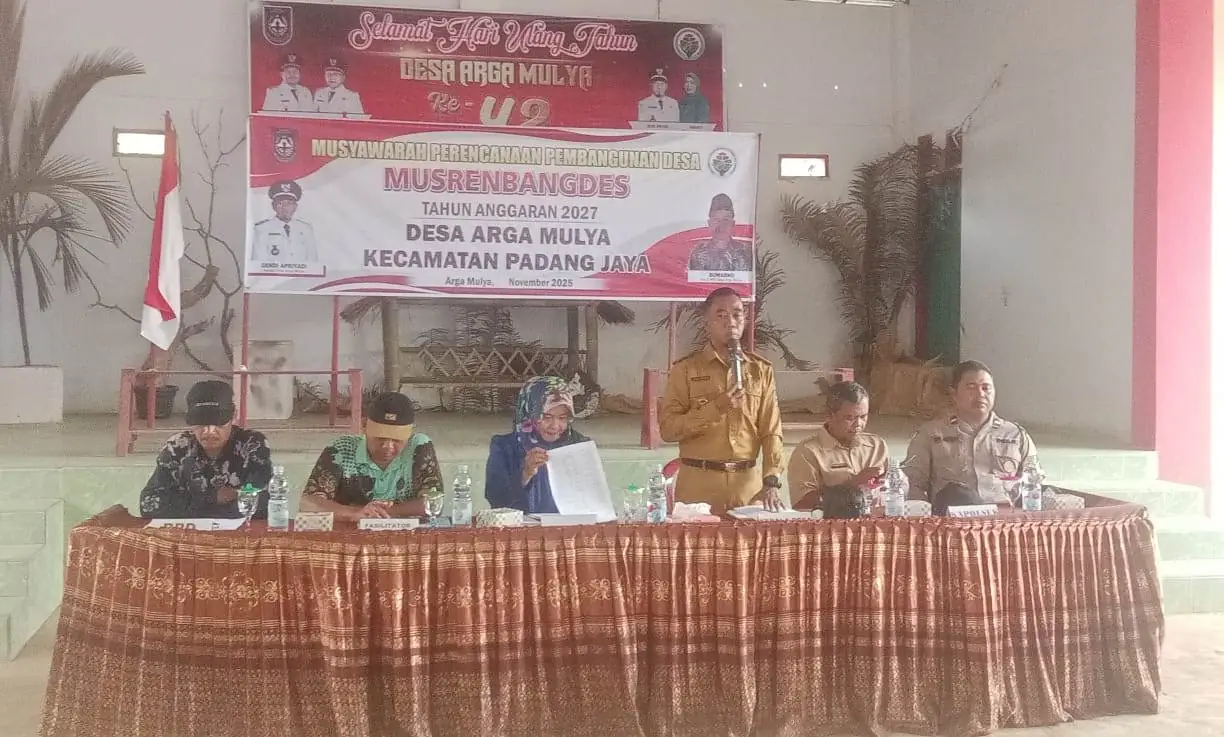 Musrenbang Desa Arga Mulya Susun Rancangan RKPDes di Tahun 2026