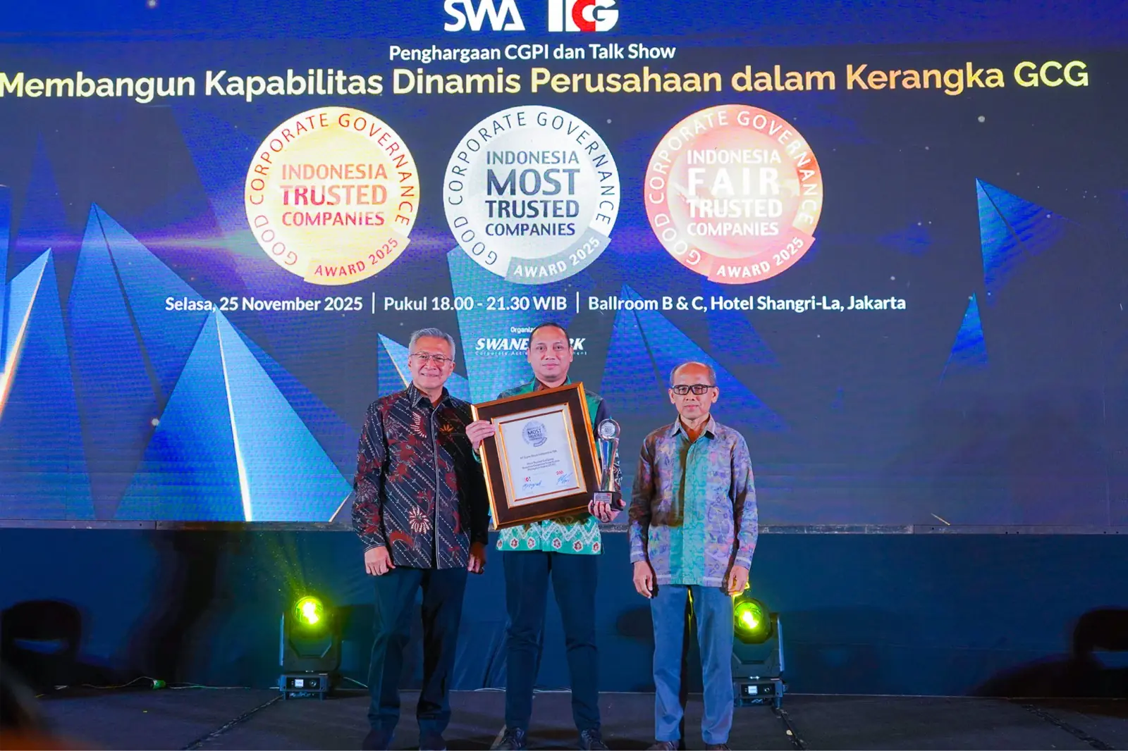 Bank Raya Raih Predikat “Most Trusted Company” dalam Ajang CGPI Award 2024