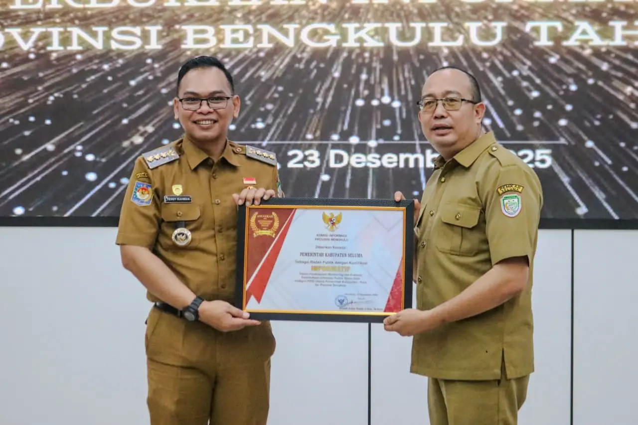 Instruksi Dokumentasi Kegiatan Berbuah Manis, Seluma Raih Predikat Kabupaten Terinformatif