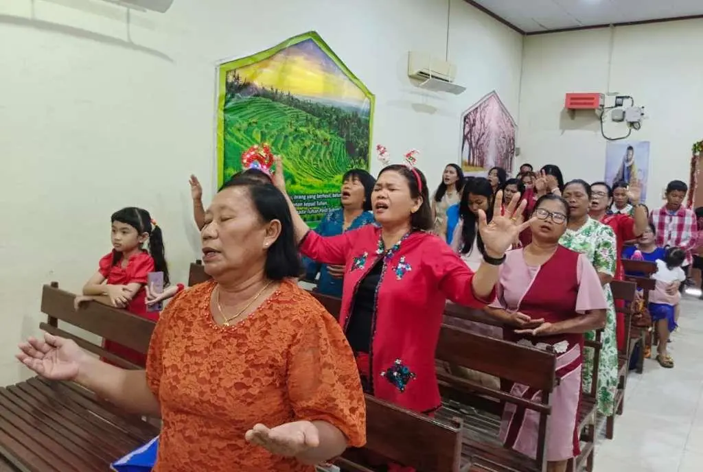 Perayaan Natal GPDI Seluma Berlangsung Khidmat dan Suka Cita, Umat Kristen Berdoa Terhindar dari Bencana