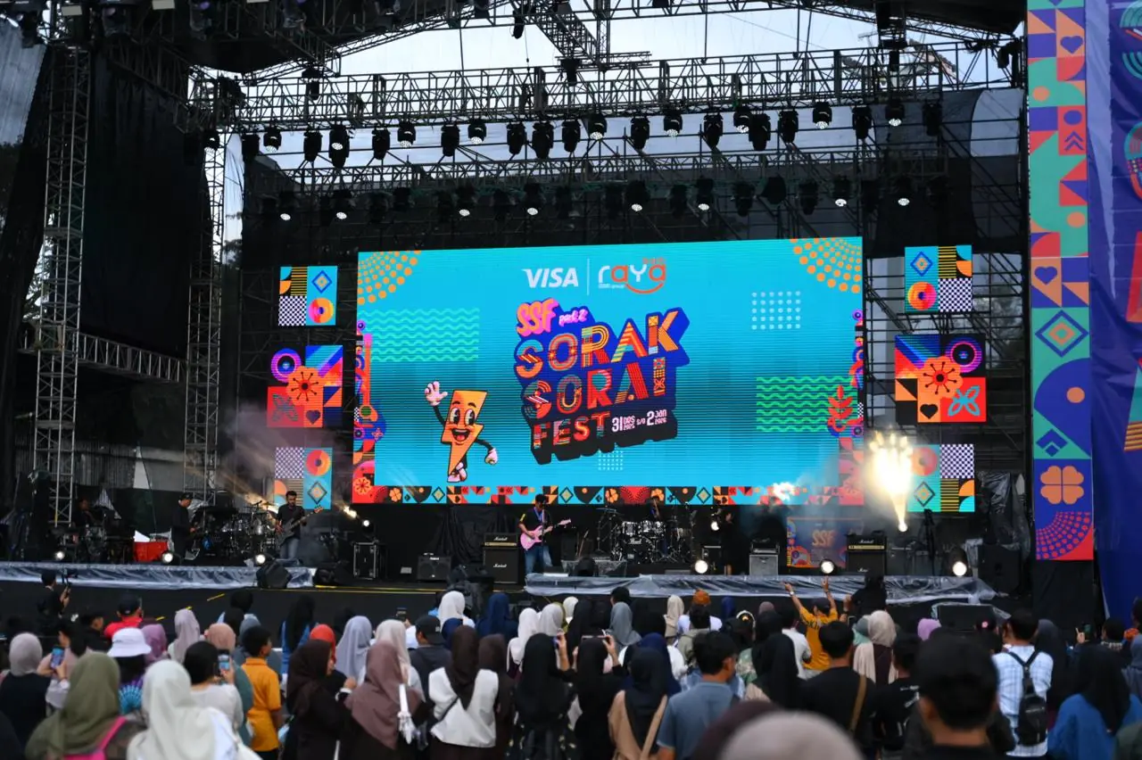 Bank Raya dan Visa Sponsori Sorak Sorai Festival Sambut Nataru 2025-2026 di TMII