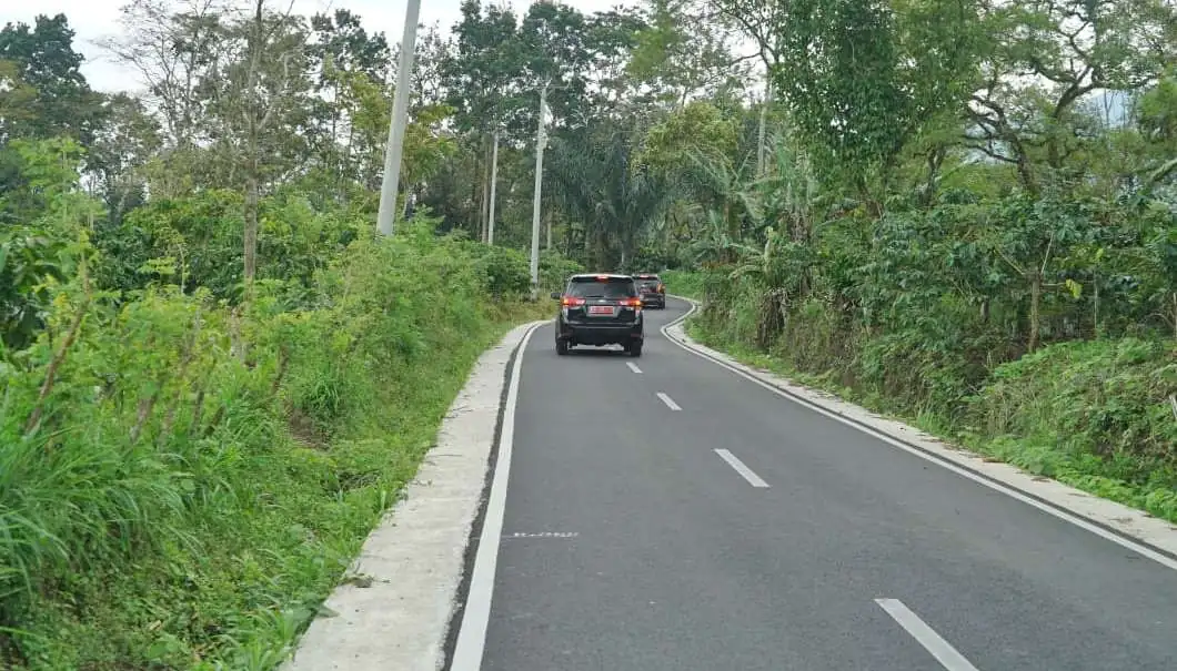 Salah satu titik ruas jalan yang telah mulus di Rejang Lebong, Foto: Dok