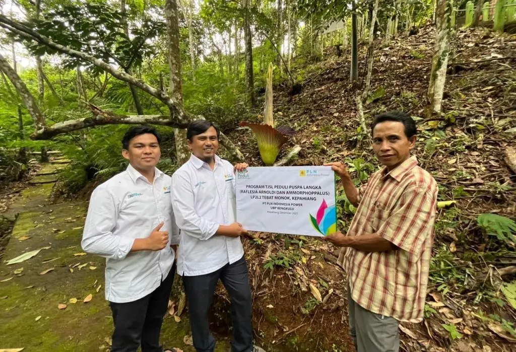 Program TJSL PLN Indonesia Power PLTA Musi Dukung Penguatan Taman Konservasi Puspa Langka
