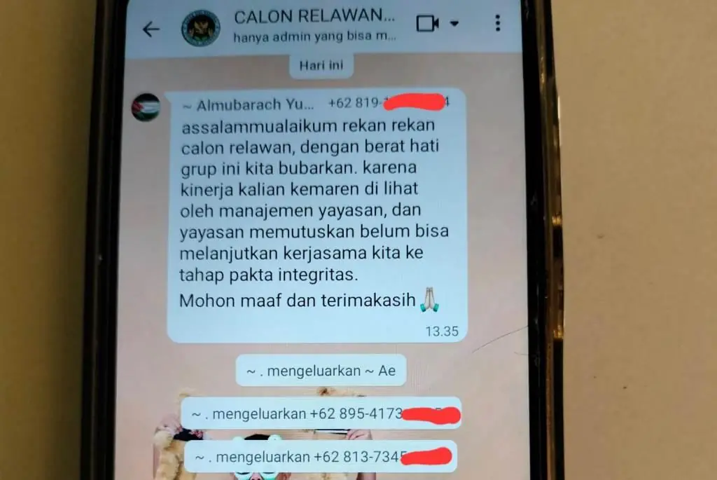 Puluhan Calon Relawan SPPG di Bengkulu Ngaku Kena PHP, Grup WA Tiba-Tiba Dibubarkan