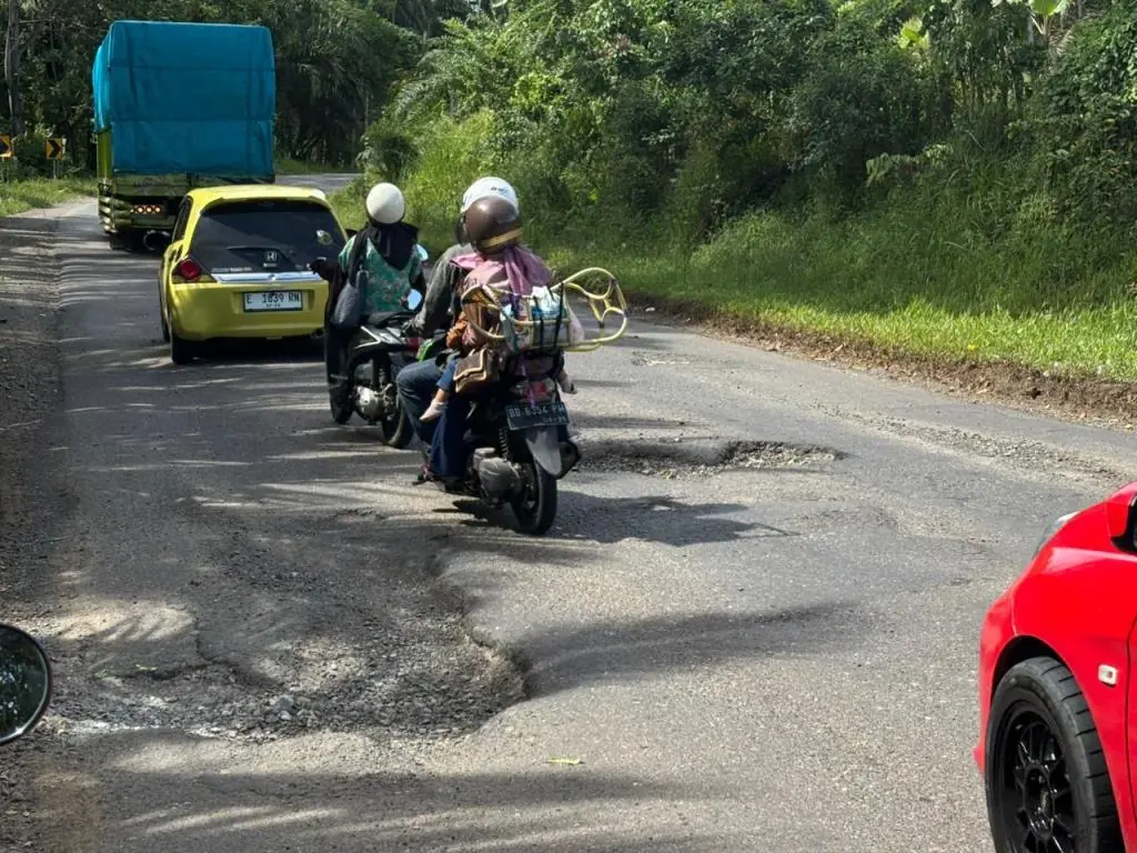Warga Alami Laka Tunggal Akibat Jalan Berlubang, BPJN Bengkulu Diminta Bertanggung Jawab