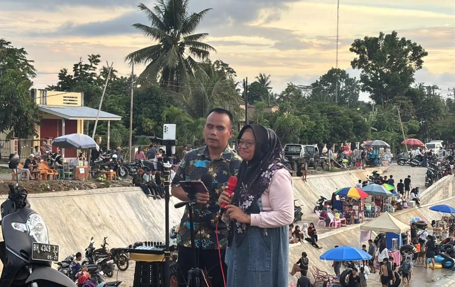 Wisata Air Bendungan Seluma Jadi Daya Tarik Pegiat Medsos untuk Live Streaming