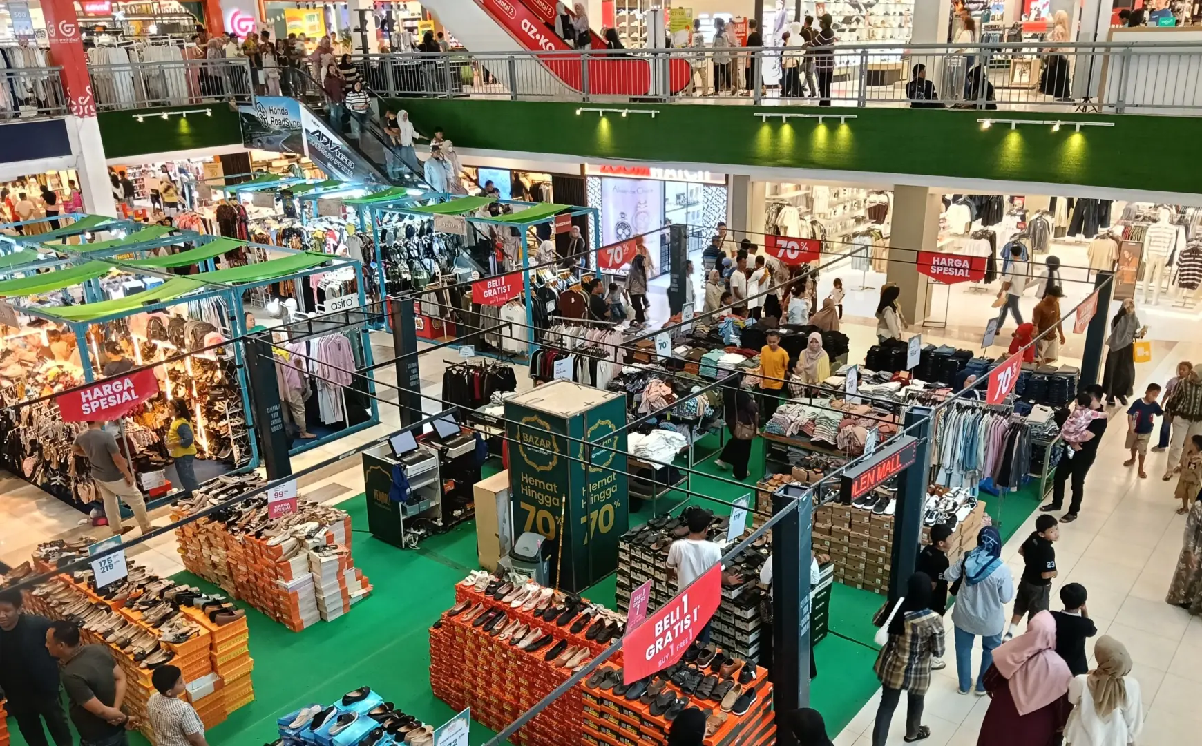 Ramai Pengunjung, Bencoolen Mall Tetap Jadi Primadona Belanja Libur Lebaran