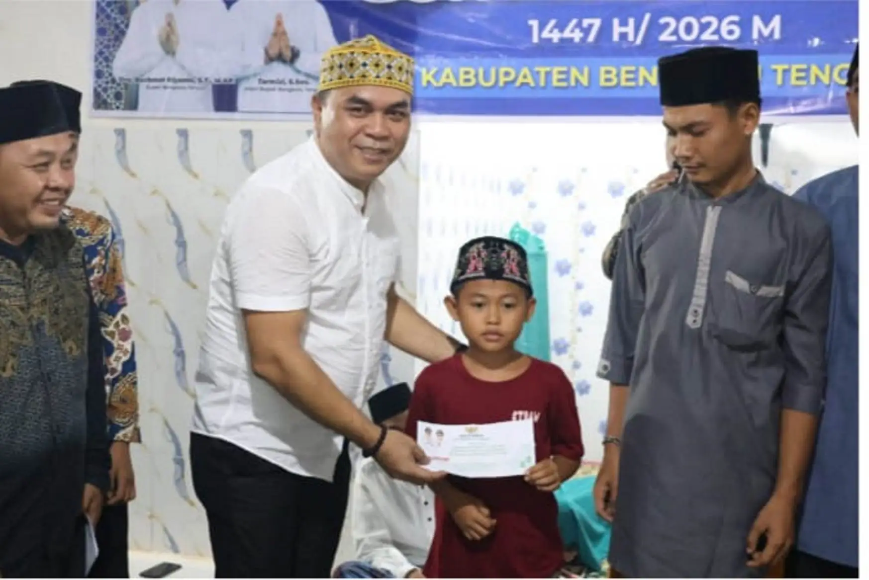 Wabup Bengkulu Tengah Hadiri Safari Ramadhan di Desa Lubuk Pendam
