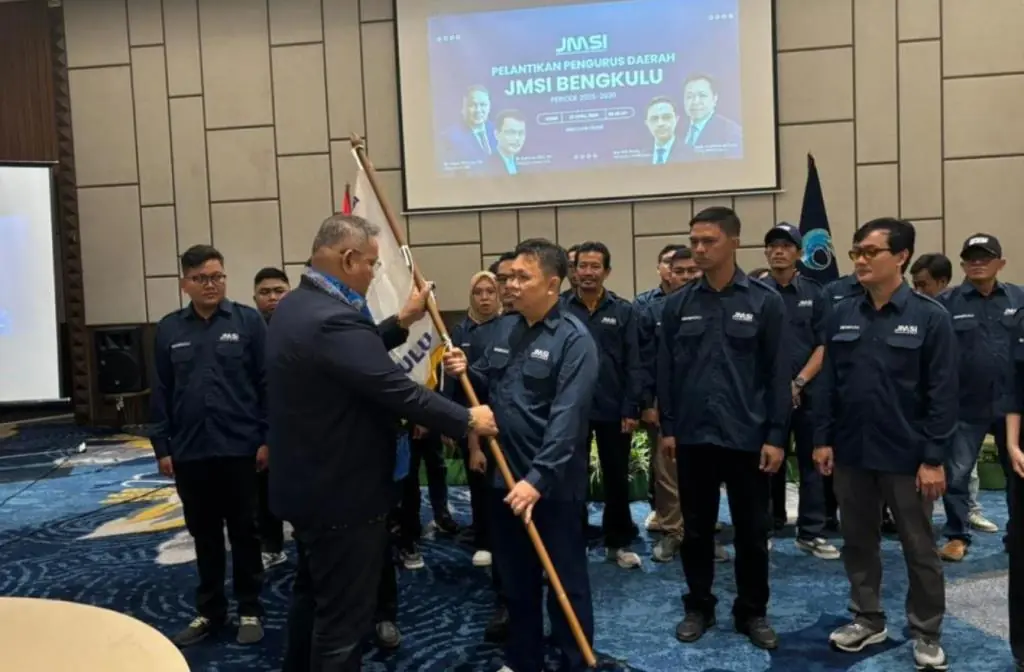 Lantik Pengurus JMSI Bengkulu, Teguh Santosa Ingatkan Tantangan Dunia Pers di Tengah Disrupsi Informasi