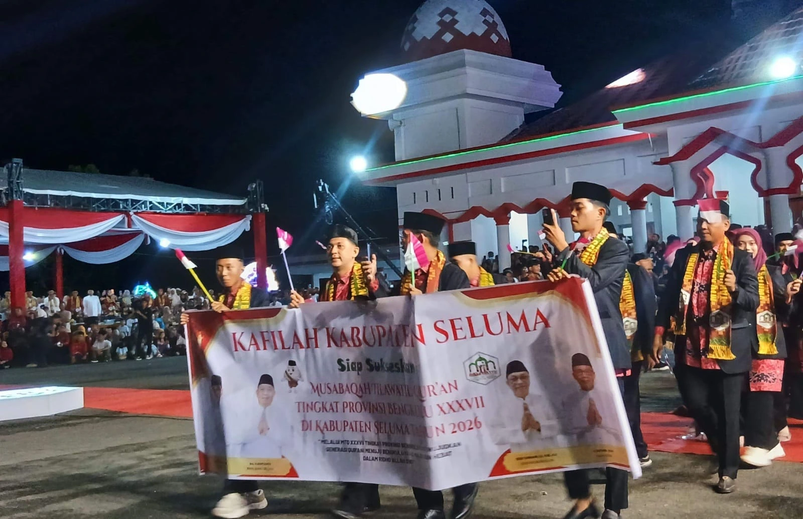 Berlangsung Megah, Pembukaan MTQ ke-37 Bengkulu di Seluma Hadirkan Muhammad Zian Fahrezi