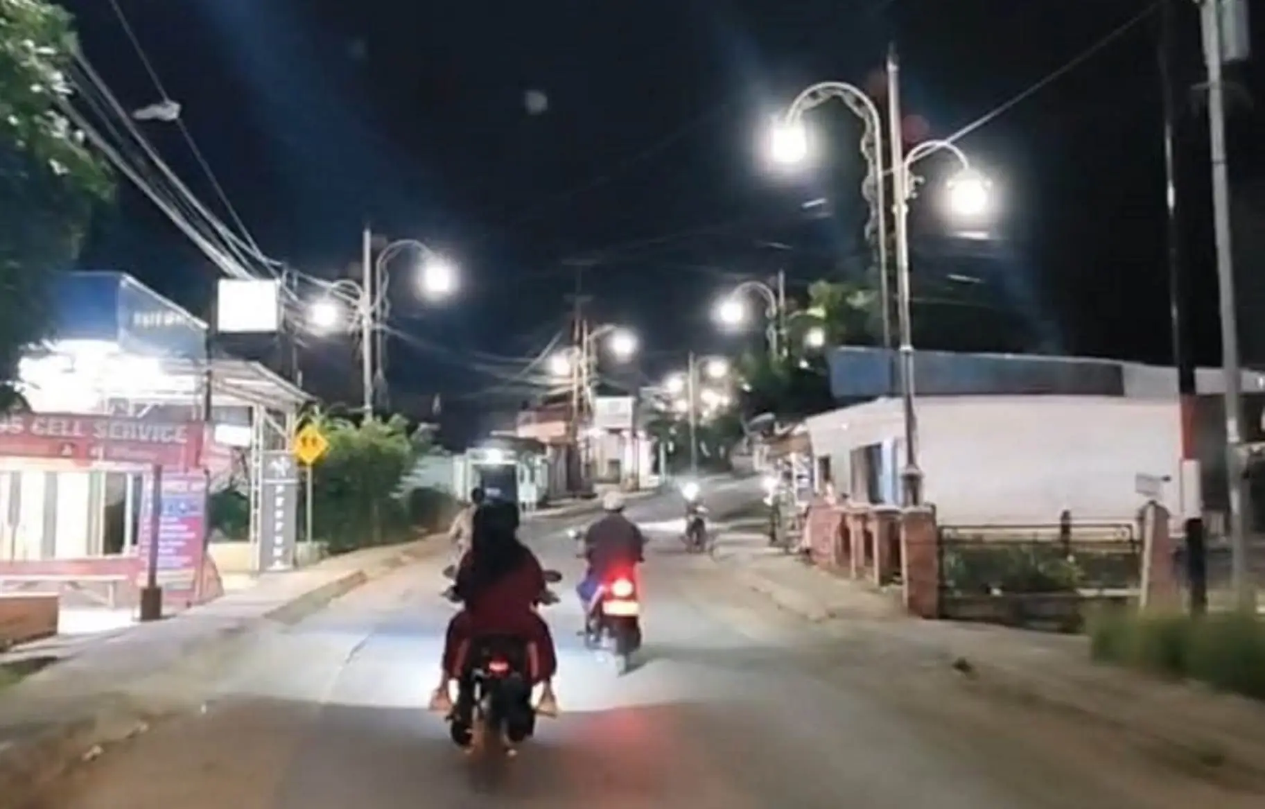 Jalan Lintas Kota Tais Terang Benderang Jelang MTQ