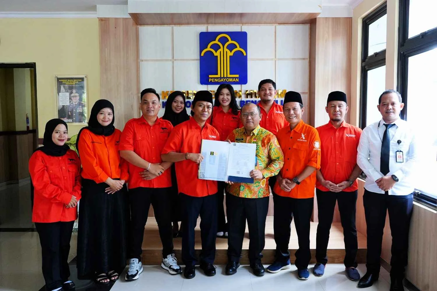 Partai Gerakan Rakyat Provinsi Bengkulu Kantongi SKT dari Kanwil Kemenkum
