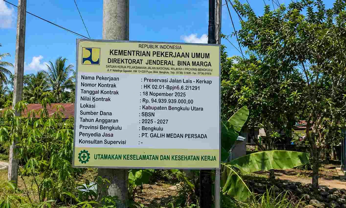 PRP Bidik Proyek Preservasi Jalan Lais-Kerkap, Endus Indikasi Manipulasi