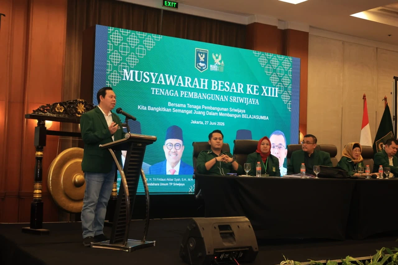 Sultan Baktiar Najamudin Didaulat Jadi Ketum TP Sriwijaya